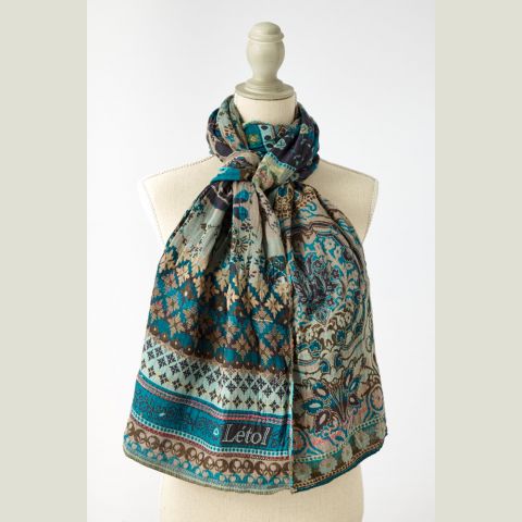 ANOUSHKA col 6 turquoise d'hiver